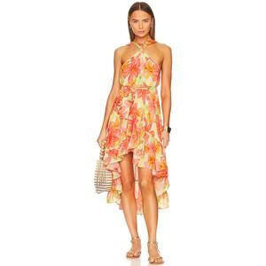 Revolve Celeste Dress Floral Summer Tropical Riviera Prinptemps Sundress Dress S